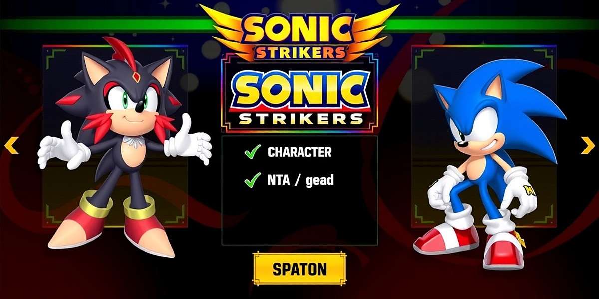 Sonic Strikers character selection screen showing Indian mythology-inspired Strikers